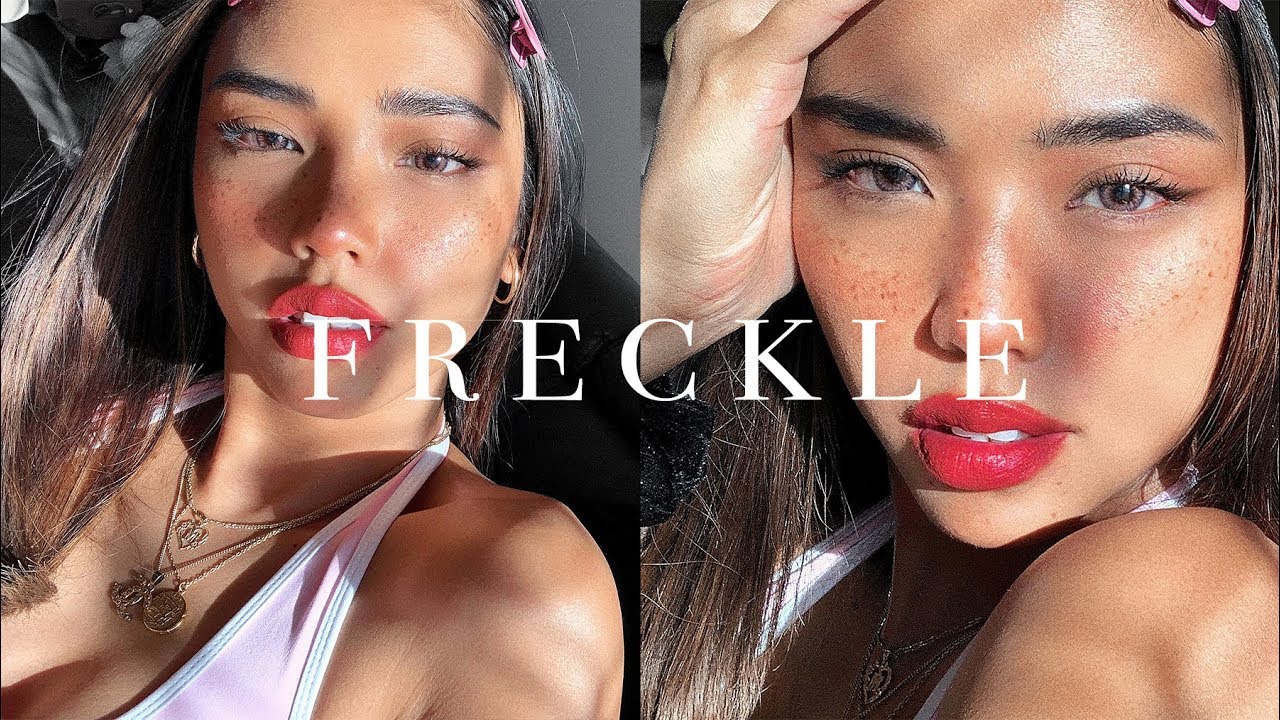 INSTAGRAM FRECKLE FILTER IRL LOL | Easy Freckle Makeup Tutorial | rachelteetyler