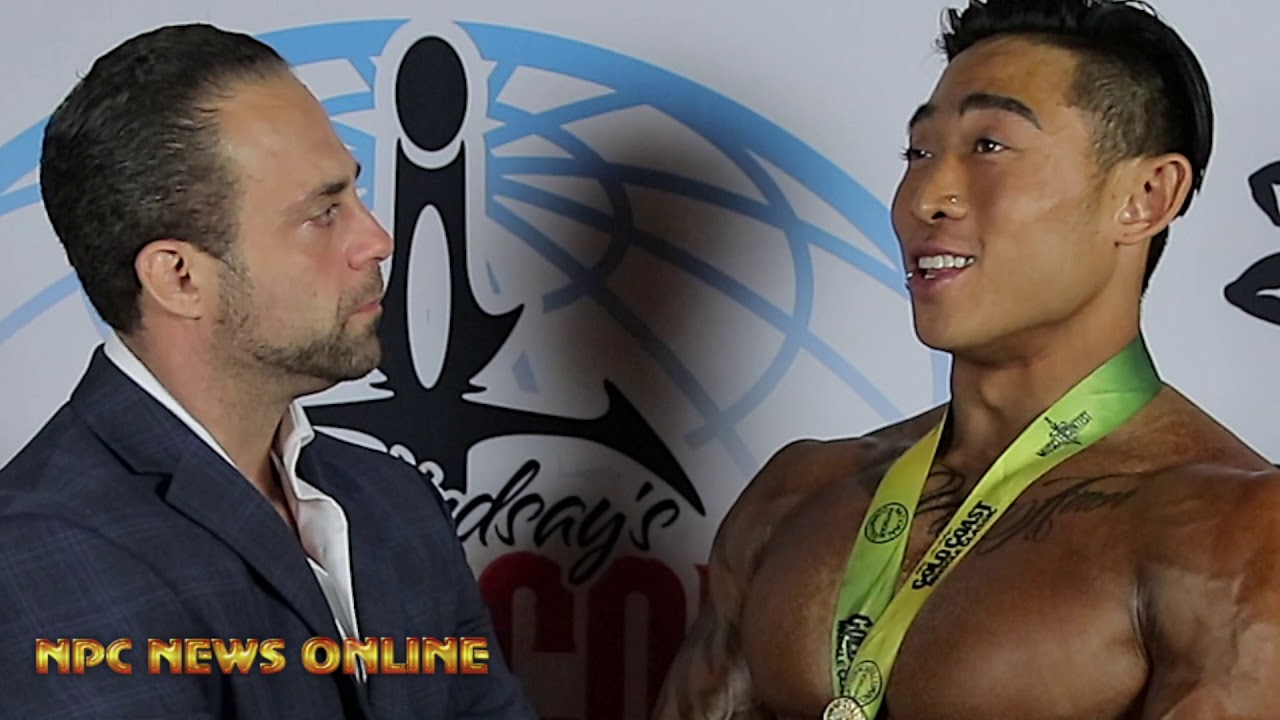 2019 NPC Gold Coast Muscle Classic&nbsp;Men's Classic Physique Overall Winner Charles Shyu