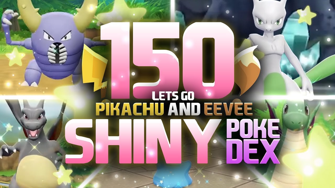 150 SHINY POKEDEX MONTAGE! Pokemon Let's GO Pikachu and Eevee Epic Shiny Montage and Reactions!