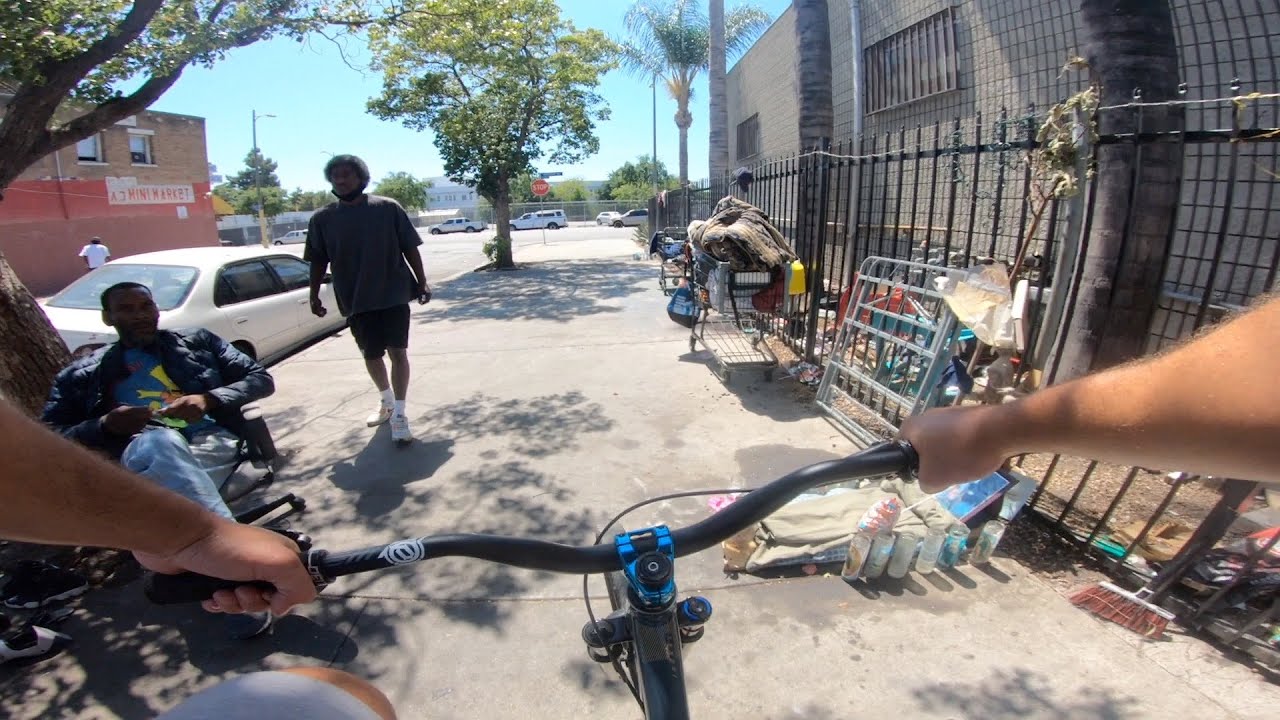 I WENT RIDING BMX THROUGH SOUTH CENTRAL LA & SAW THIS..