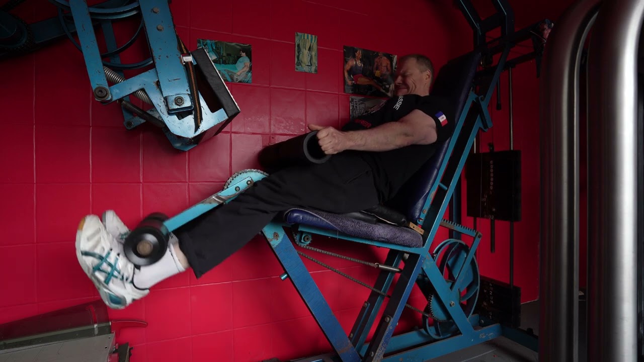 Leg extensions en superset, 1er exercice