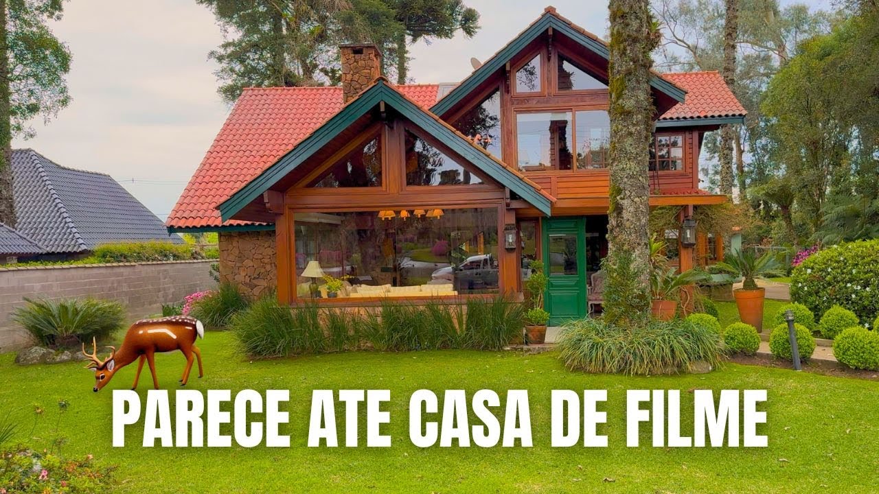 Essa Casa na Serra Gaúcha Parece Ter Saído de um Filme! E Está a Venda.