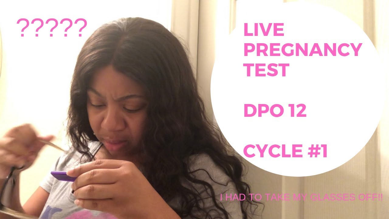 LIVE PREGNANCY TEST DPO 12/TTC WITH PCOS/ LINE EYES???
