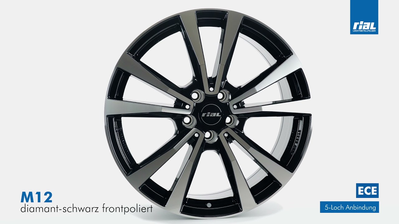 RIAL M12 diamant-schwarz frontpoliert