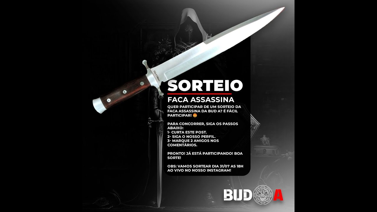 AÇO 1095 EM AÇÃO - BUD A - FACA DOMINA