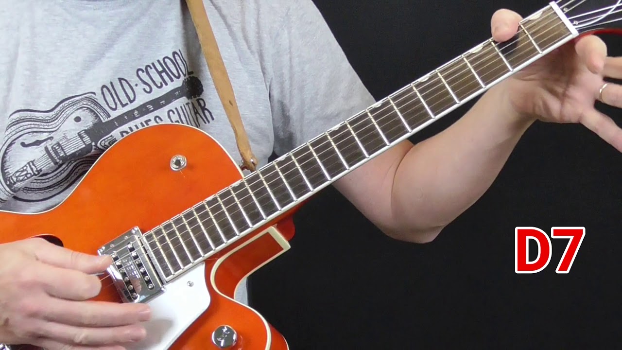 Eddie Taylor Guitar Lesson   Part I Basic Shuffle in A