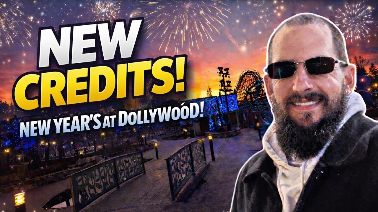 NEW Coaster Credits on New Year’s Eve at Dollywood! 🎢🎆
