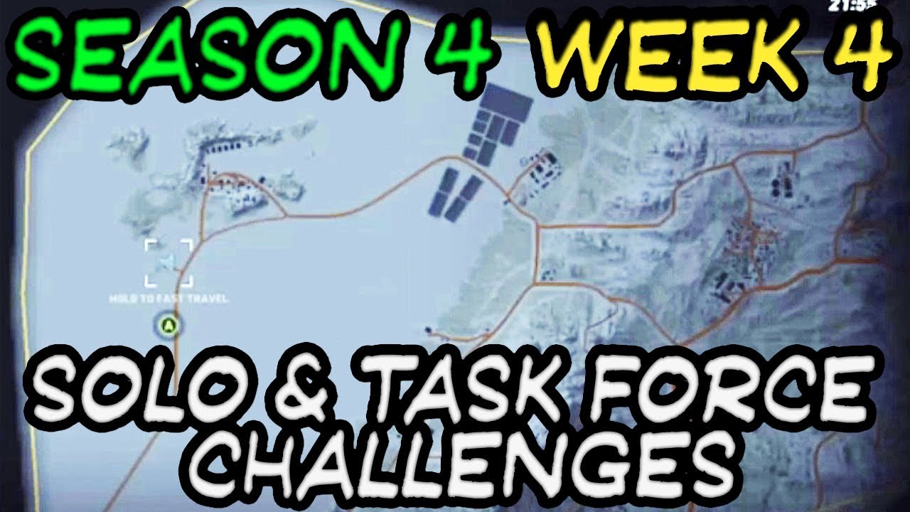 All Solo & Task Force Challenges of Season 4 Week 4 🞔 Ghost Recon Wildlands 🞔 3 solos 1 task force