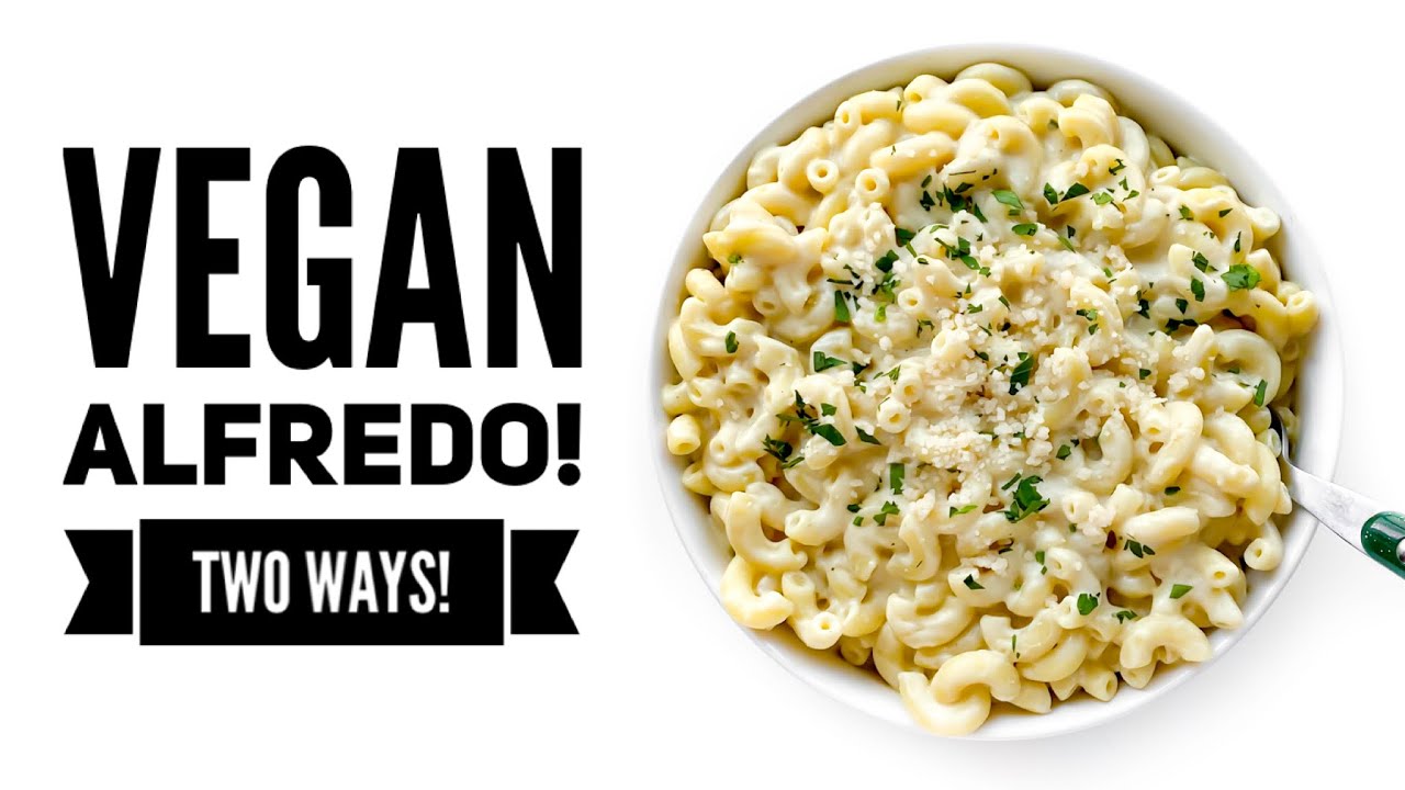 VEGAN ALFREDO! SUPER EASY, SUPER CHEESY!