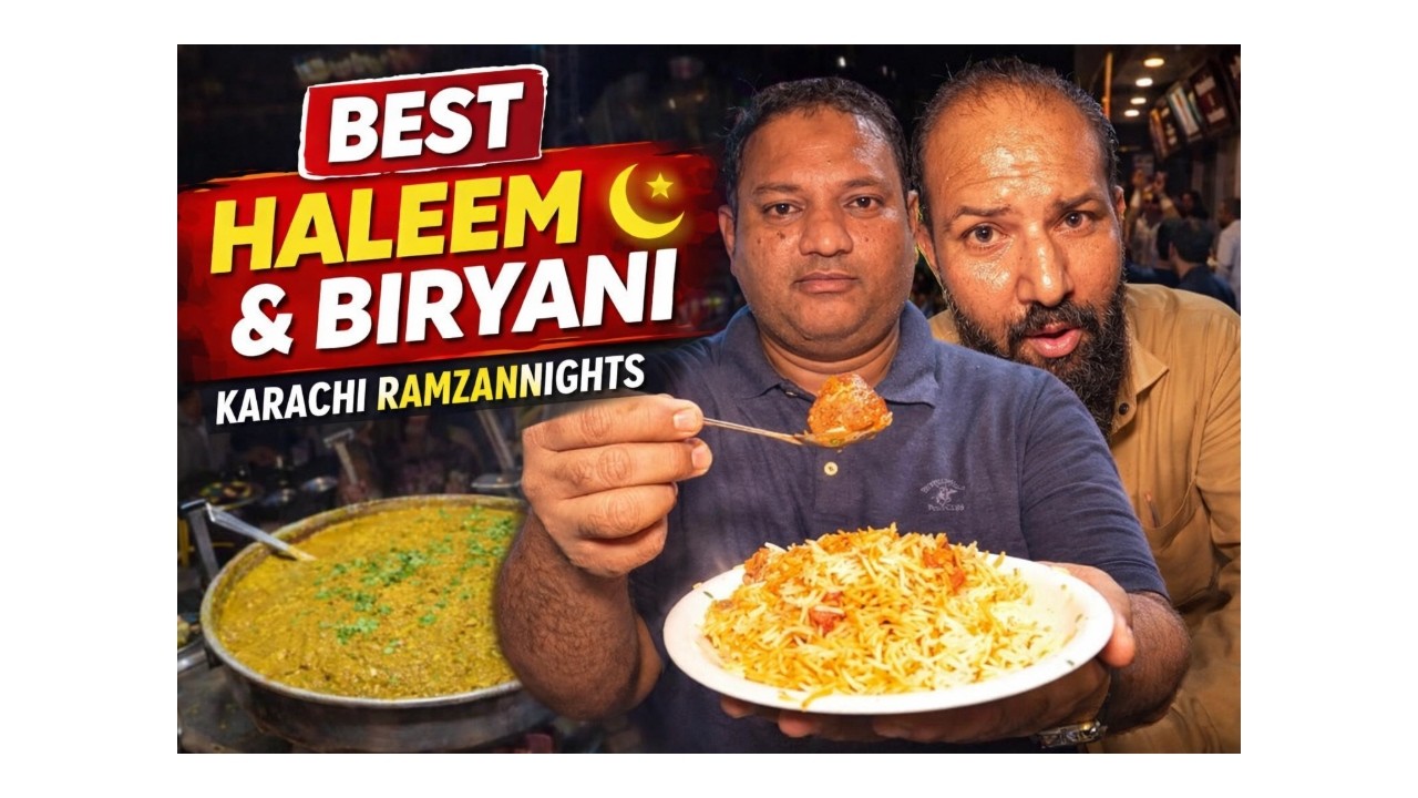Karachi Ramzan Nights 2026 | BEST Haleem & Biryani Street Food Tour | Ramzan Night Special..