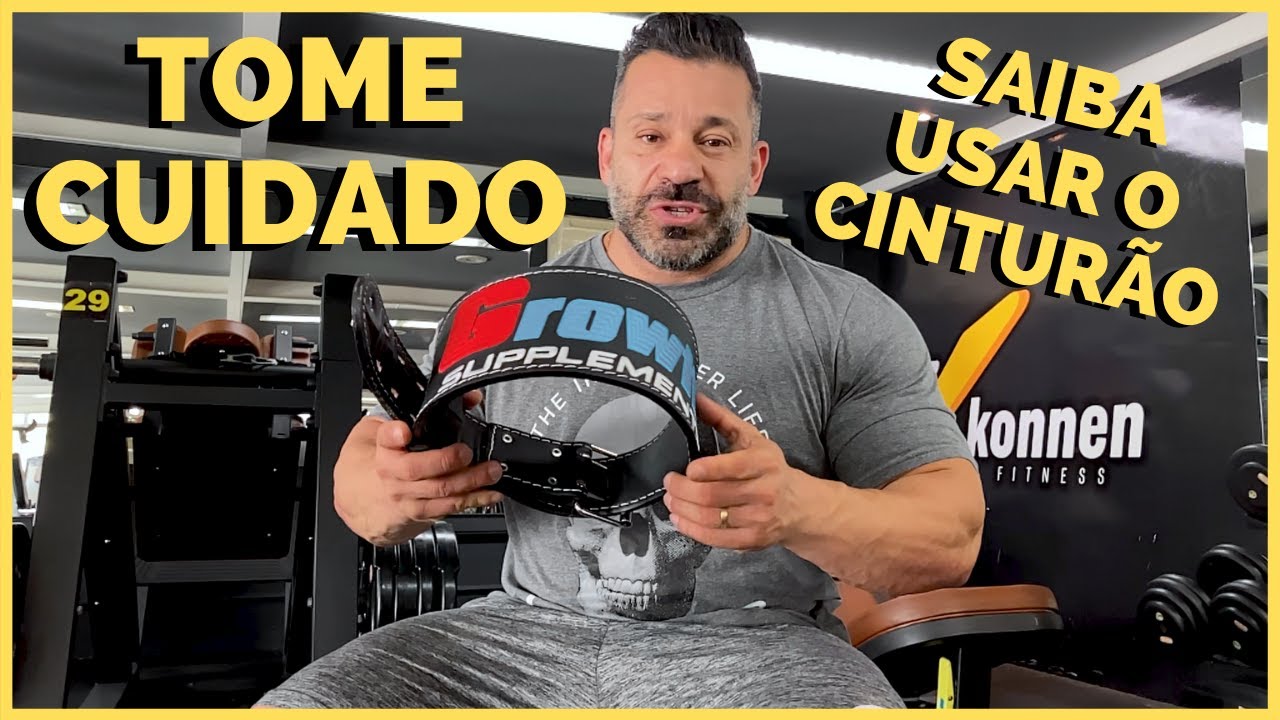 COMO USAR O CINTURÃO NA MUSCULAÇÃO