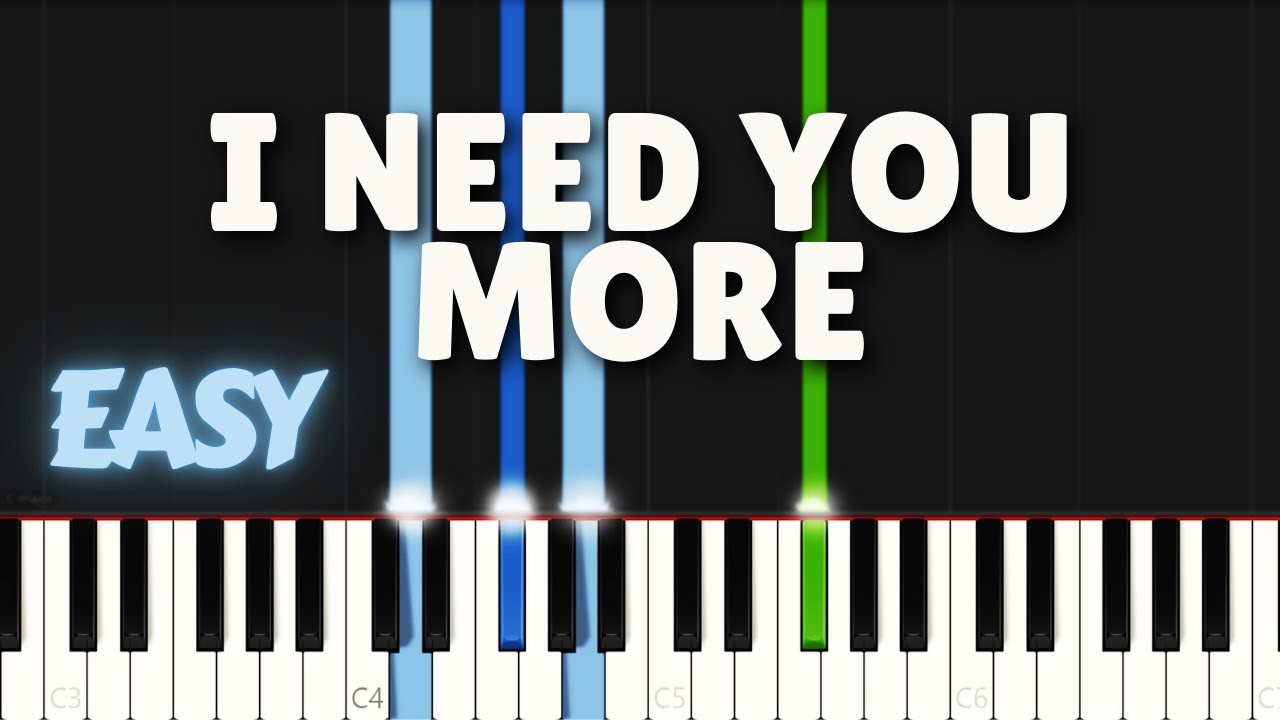 Kim Walker Smith - I Need You More | EASY PIANO TUTORIAL BY Extreme Midi