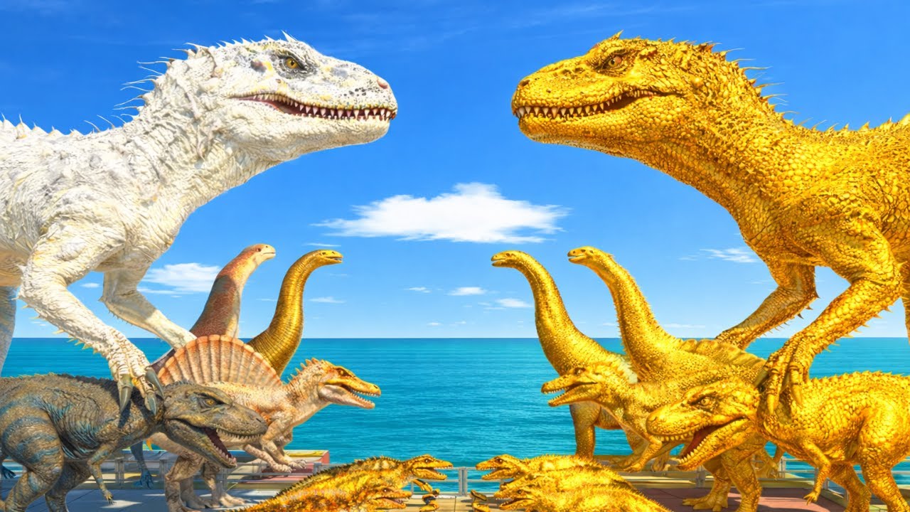Indominus Rex Evolution vs Indominus Gold | Final Battle – ARBS