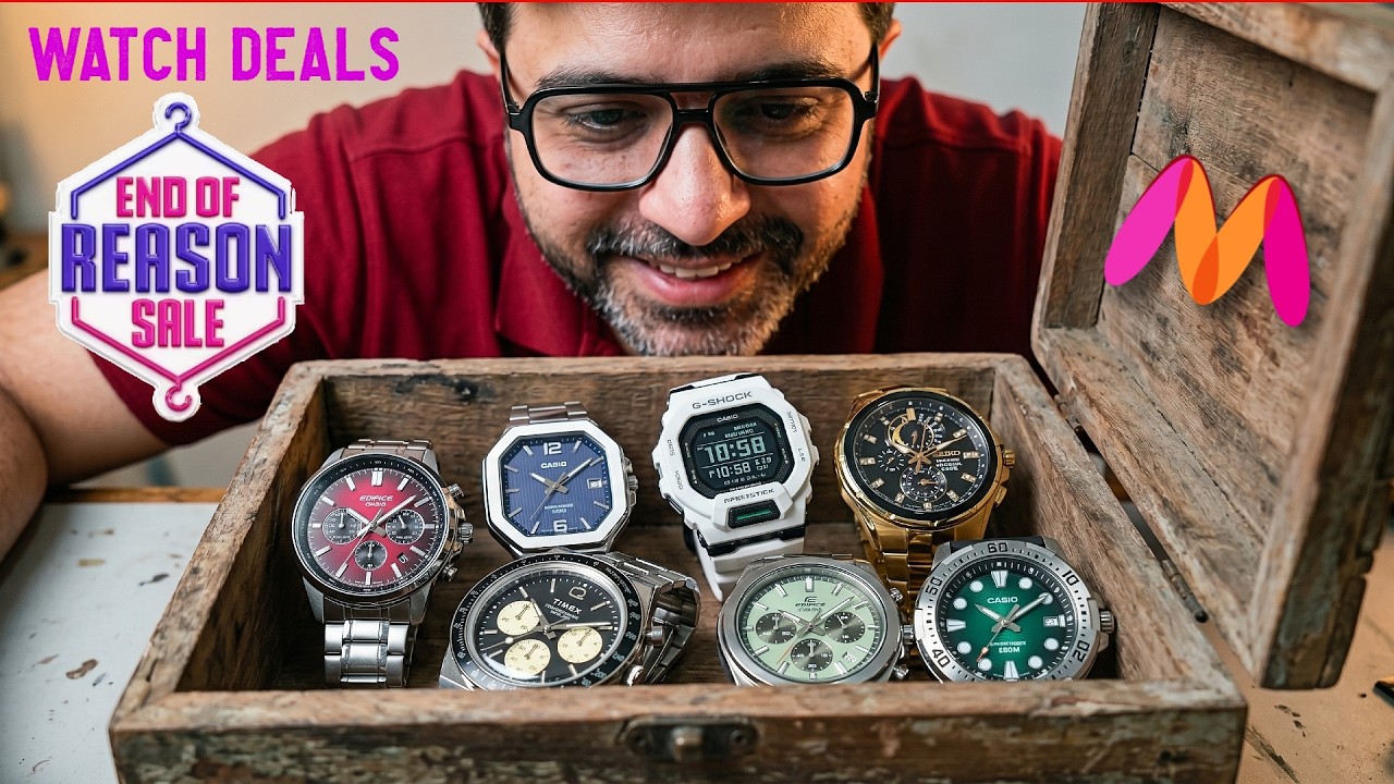 Best 13 Hidden WATCH DEALS, up to 50% Off |  MYNTRA END OF REASON SALE (MAY 2026)
