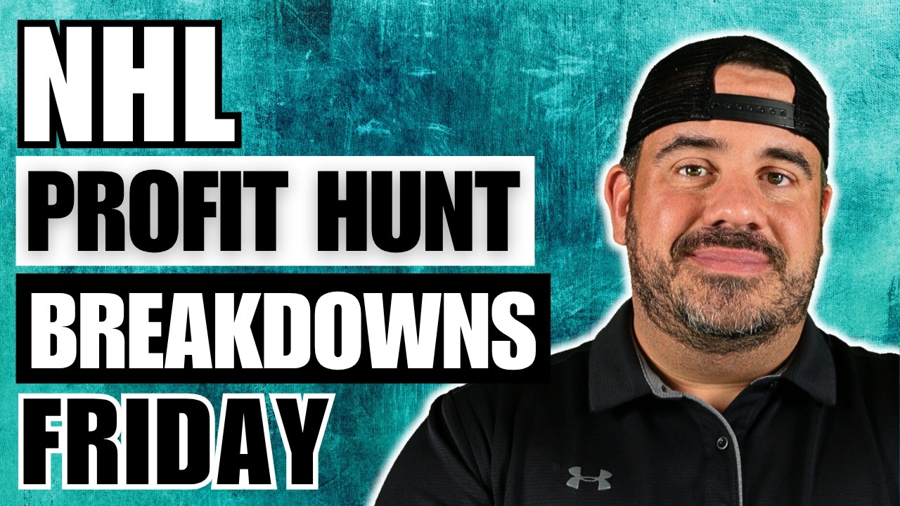 NHL PROFIT HUNT | FRIDAY MONEY MAKERS | 6 STRAIGHT GREEN DAYS!!