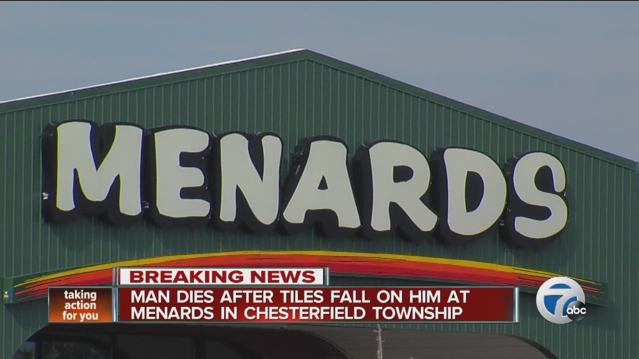Man dies after pallet of tiles falls on him at Menards