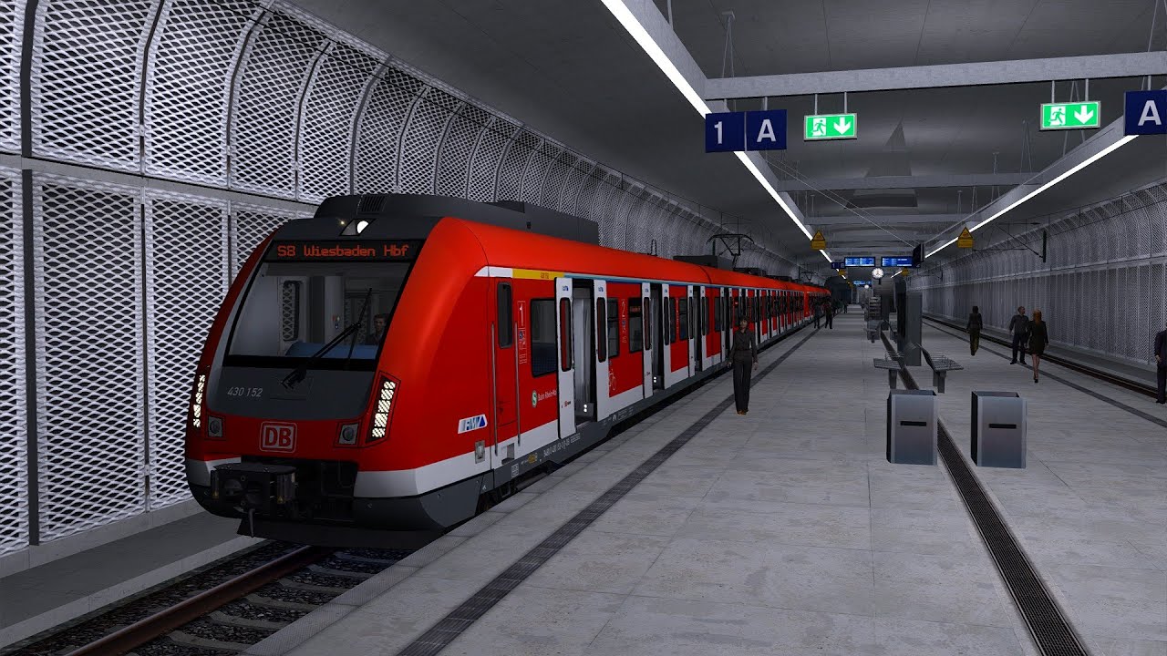 Train Simulator Folge 221 | S8 nach Wiesbaden Hbf | S-Bahn Rhein Main | Opelwerke