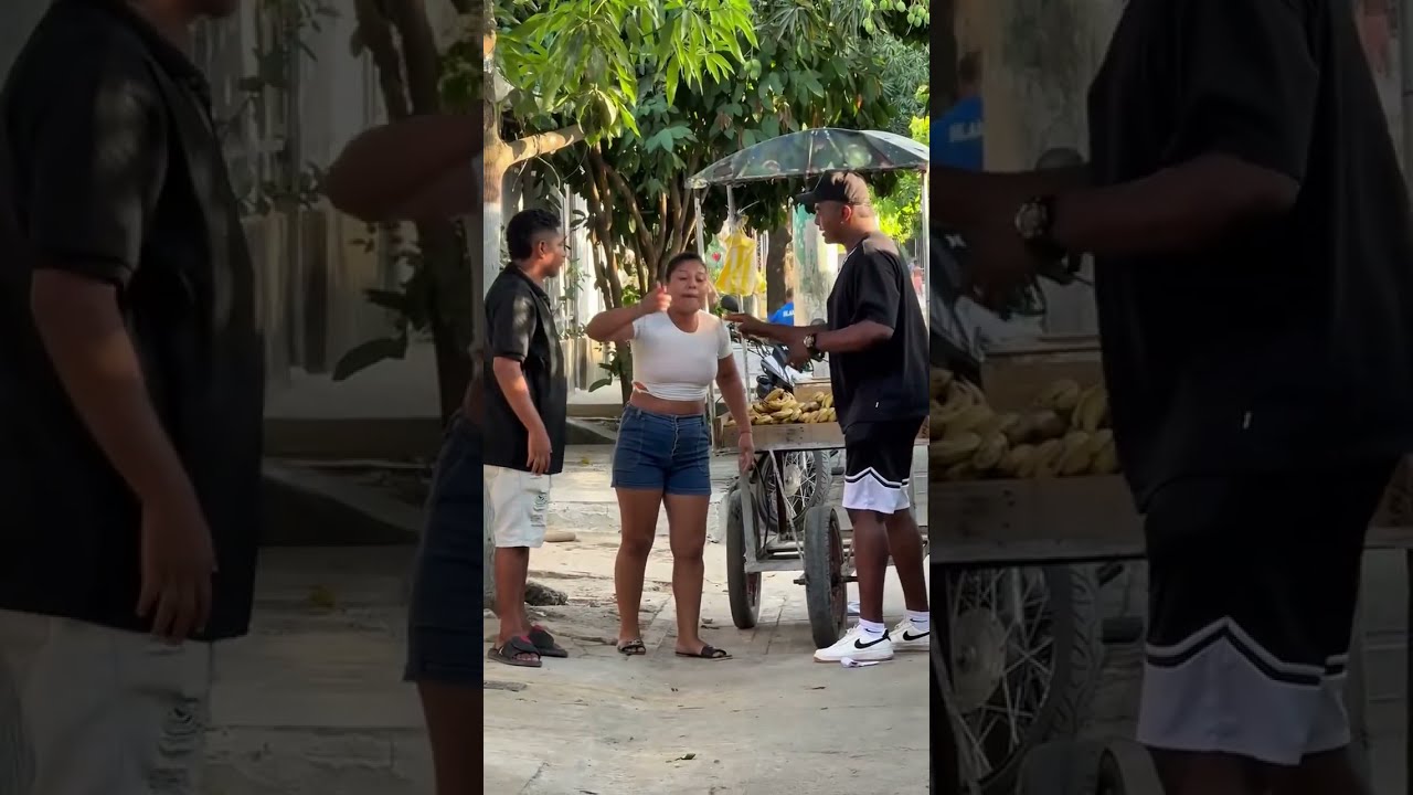 Nos comimos 200 plátanos gratis 😂We ate 200 bananas for free 😂 #viral #viralvideoシ