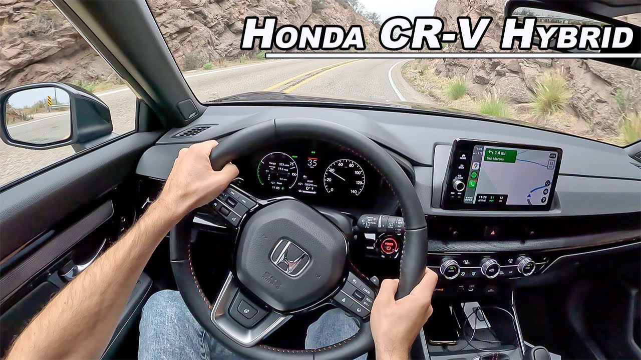 Honda CR-V Sport Touring Hybrid 2023 года — первые впечатления от вождения (бинауральное аудио от...