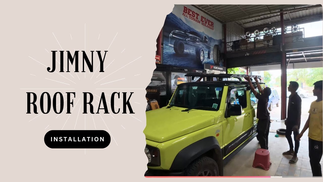 Jimny Roof Rack and Ladder Installation