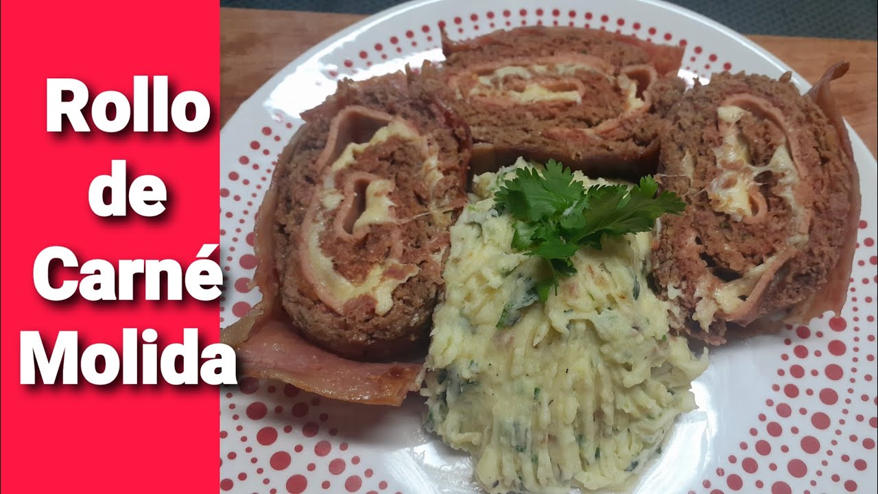 ROLLO DE CARNE RELLENO CON MORTADELA Y QUESO|Dtodito con Cami