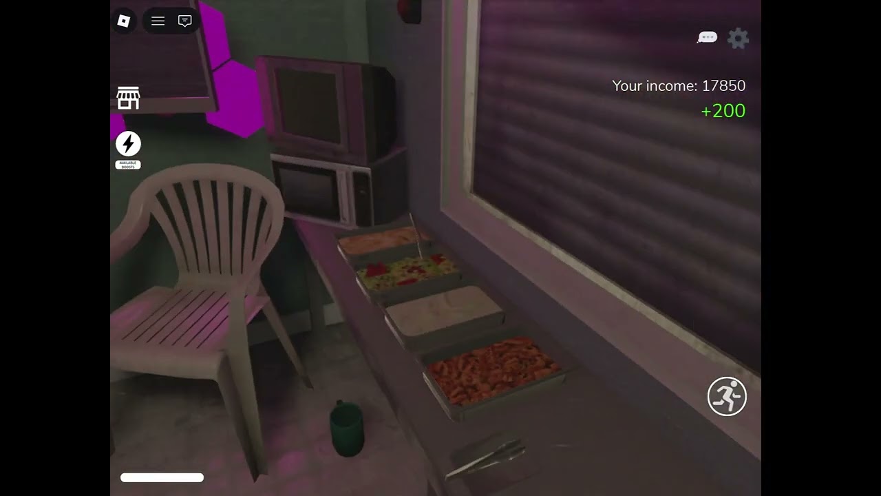 Little clip of Scary Shawarma Kiosk #Roblox #Shawarma