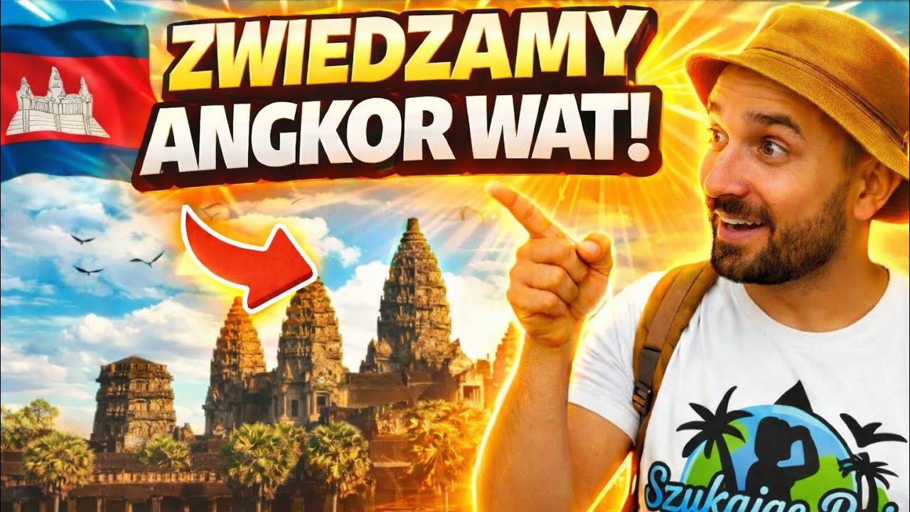 Spełniliśmy marzenie! Zwiedzamy potężny Angkor Wat  #szukającraju #2026 #Kambodża 