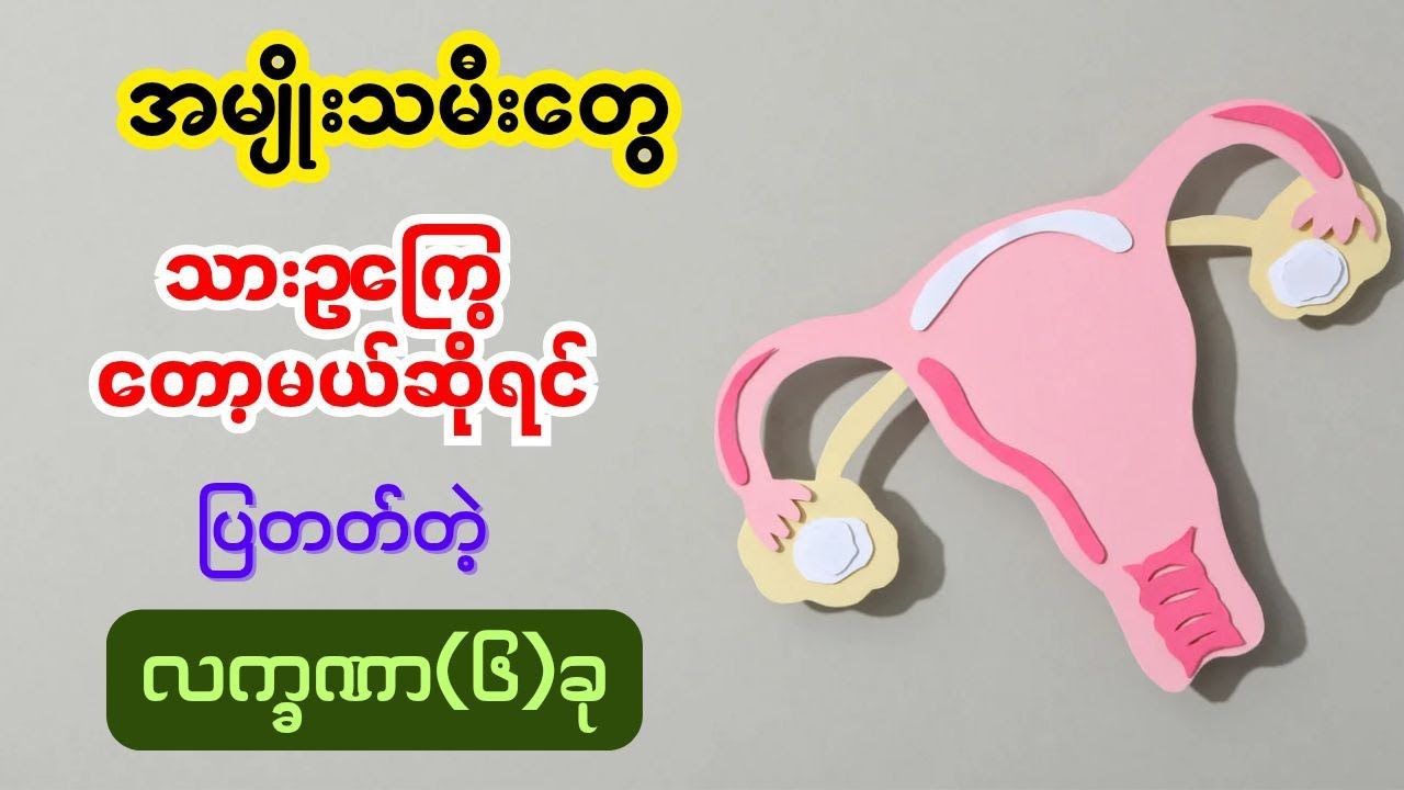 အမျိုးသမီးတွေသားဥကြွေခါနီးခံစားရတဲ့လက္ခဏာများ