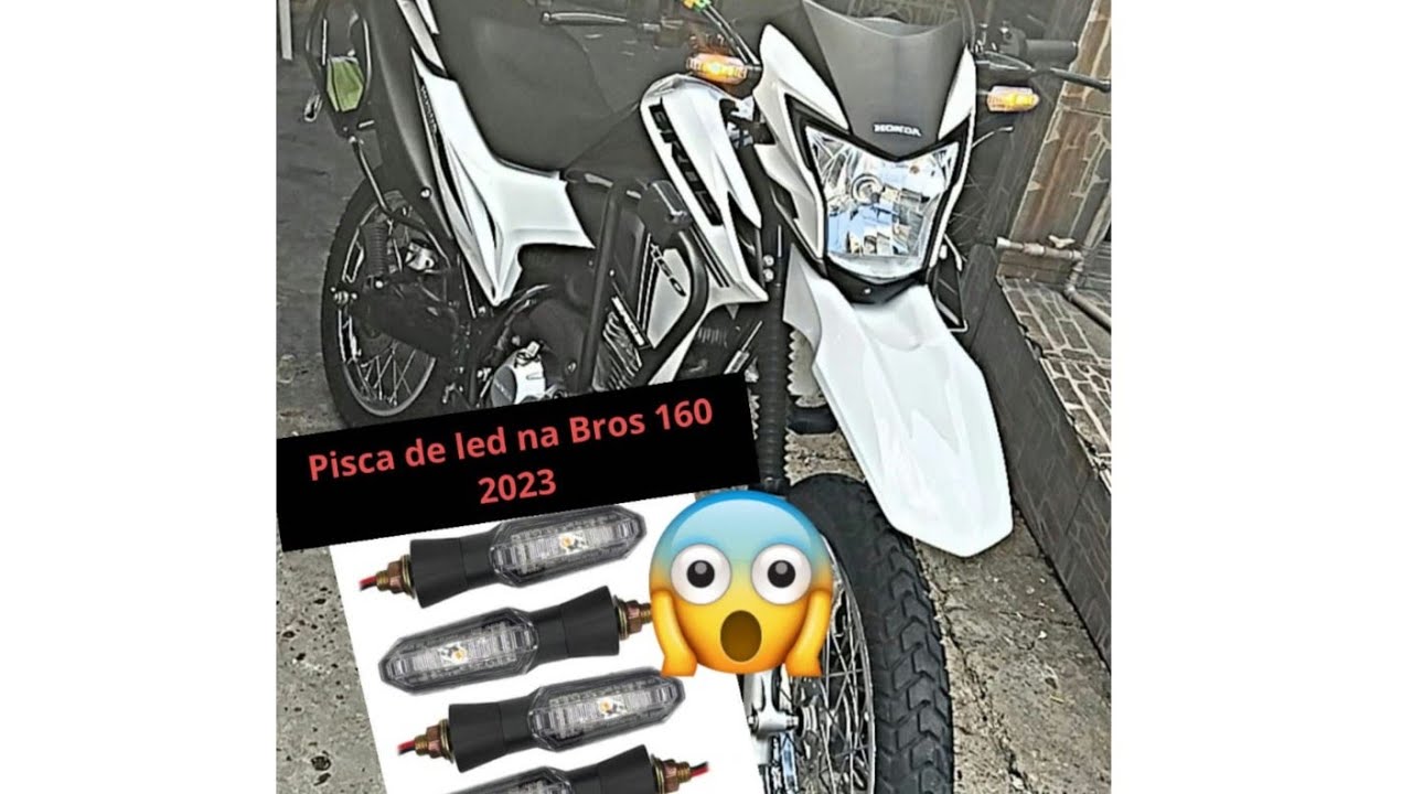 COMO INSTALAR PISCA DE LED DA XRE/TWISTER NA BROS 160 2022/2023/2024 SEM CORTES DE FIOS PASSO A PASS