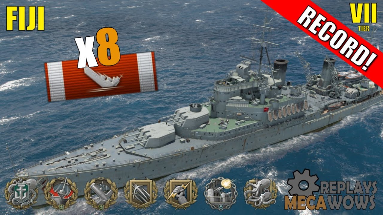 Fiji 8 Kills & 152k Damage | World of Warships Gameplay