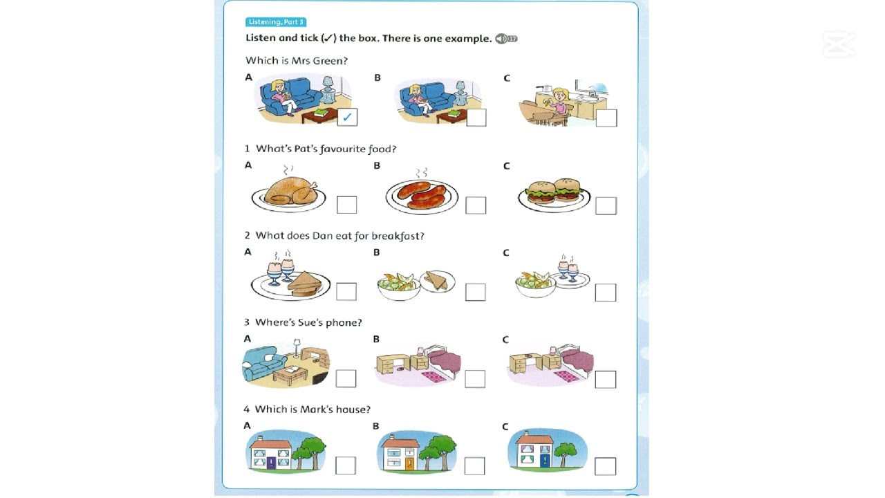 STARTERS -  Get Ready for Starters -  Track 17 -  Page 29
