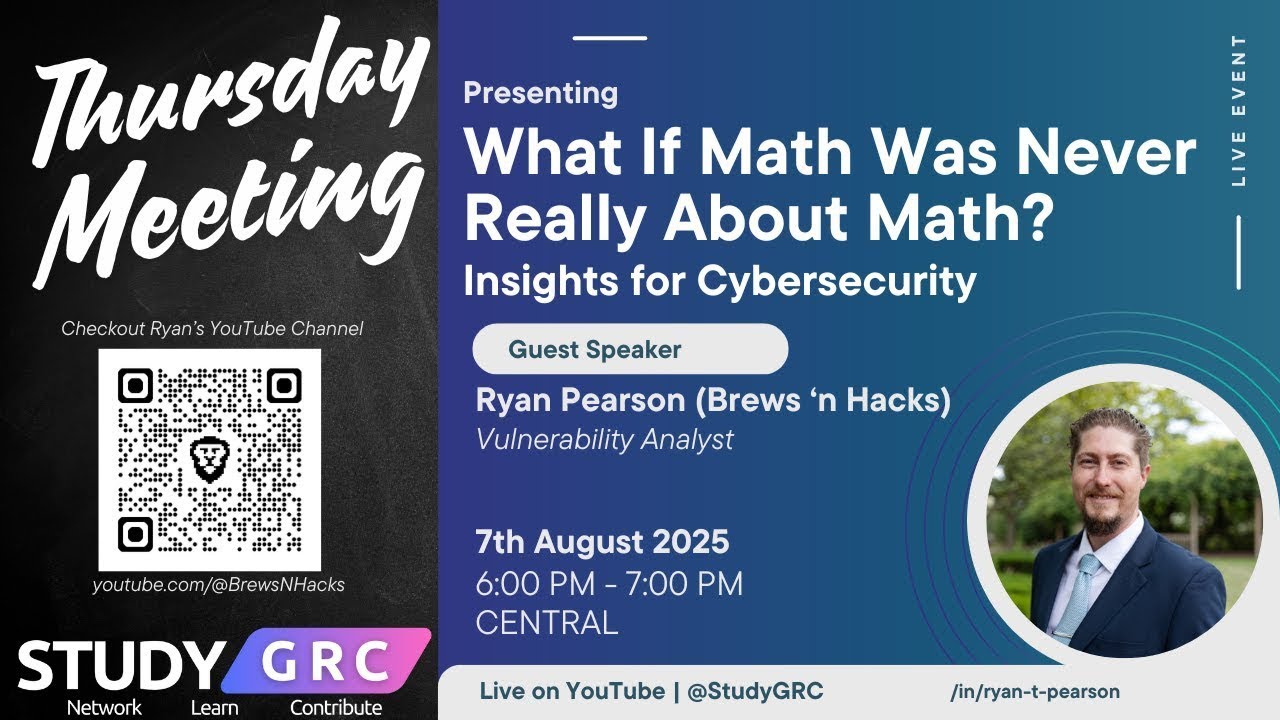 What If Math Was Never Really About Math? | Thursday Meeting | Study GRC