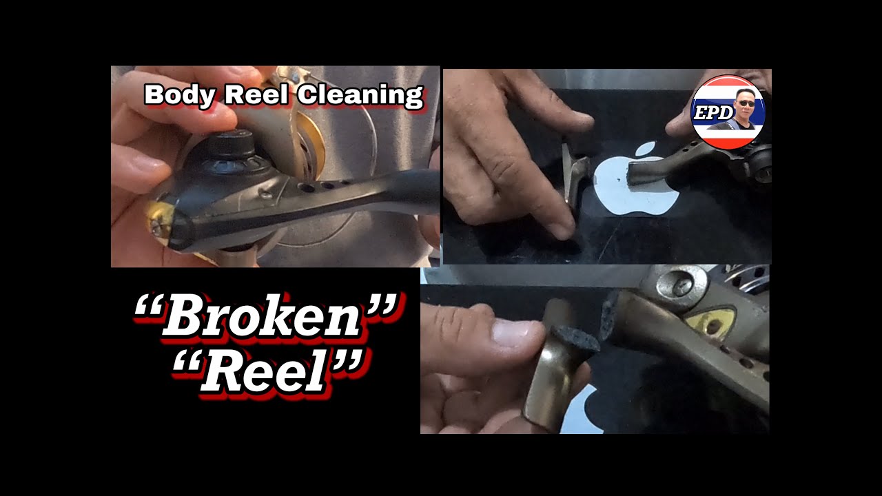 How to Fix a Broken Handle of a Spinning Reel/and clean it for optimal performance of Body Reel/