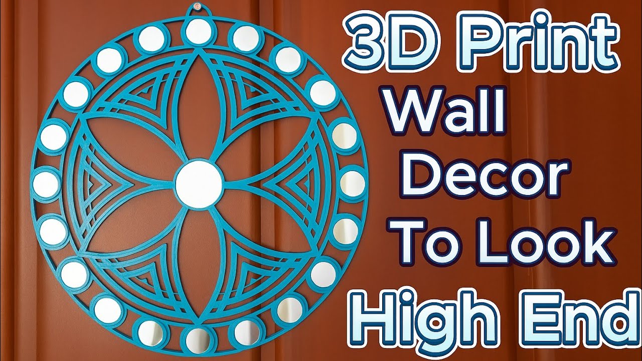 How to 3D Print Wall Decor to Look High-End! (Easy Steps)