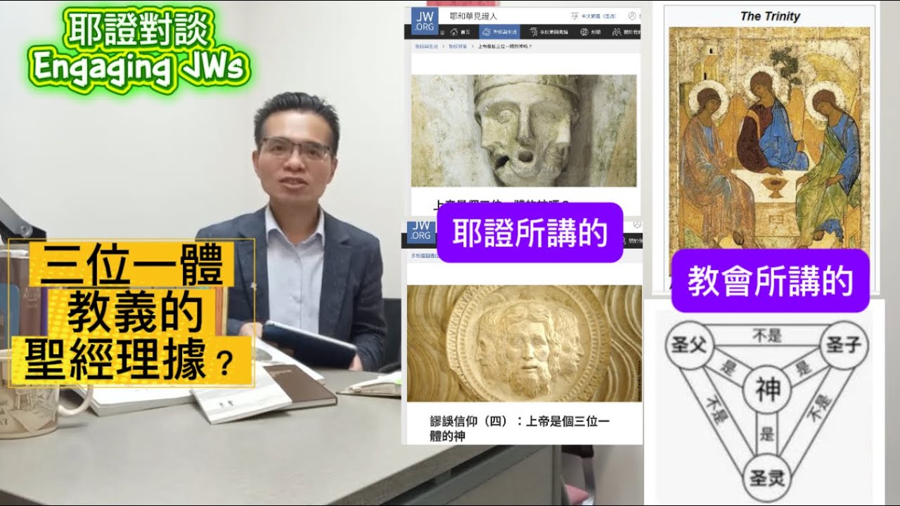 耶證對談｜耶證所不懂的、硬要反對的 “三位一體” 😝