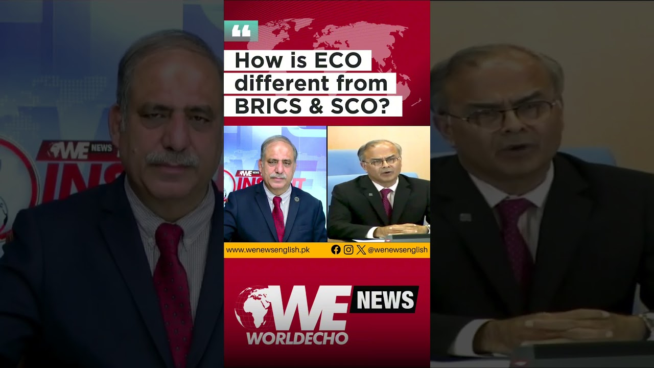 How is the Economic Cooperation Organization different from BRICS and the SCO?