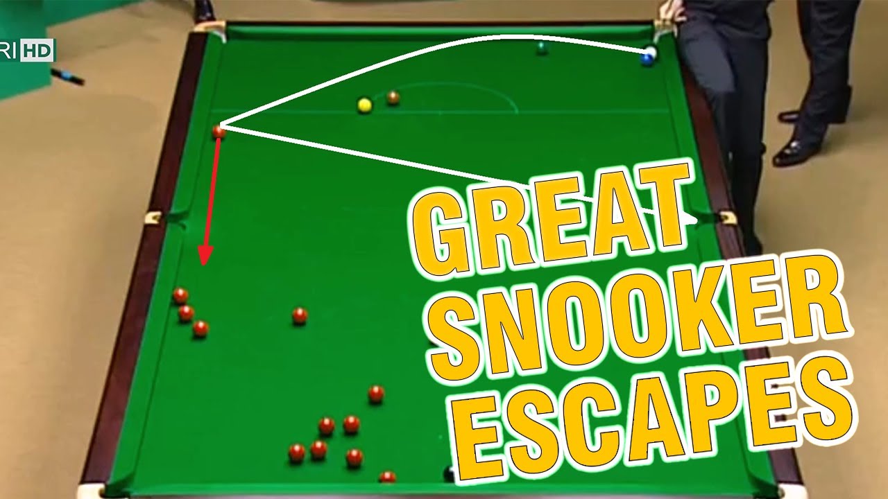 Great Snooker Escapes Shots!
