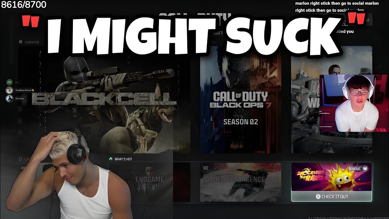 Marlon And Sketch Play COD BLACK OPS 7 Together 