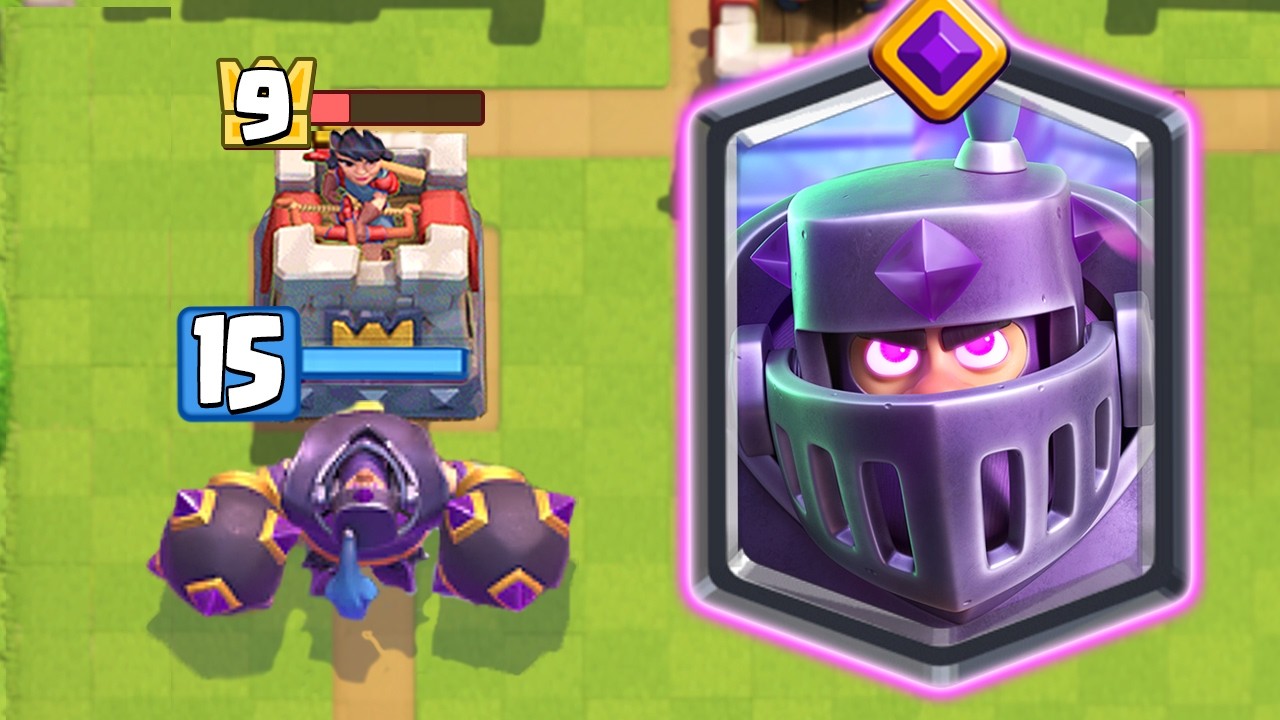 Я достиг максимального уровня Мега Рыцаря на новом аккаунте