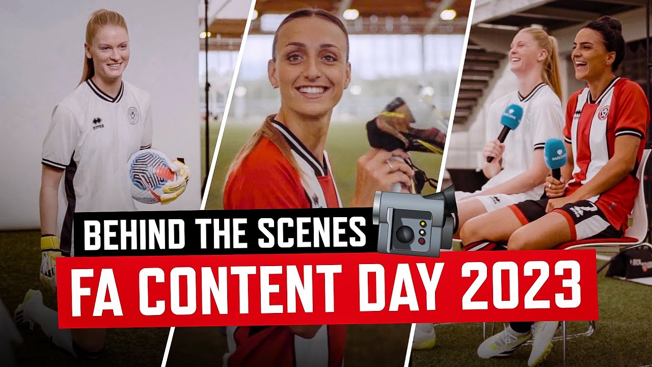 FA Content Day 2023 📸 | Behind The Scenes with Sheffield United Women! 🎬