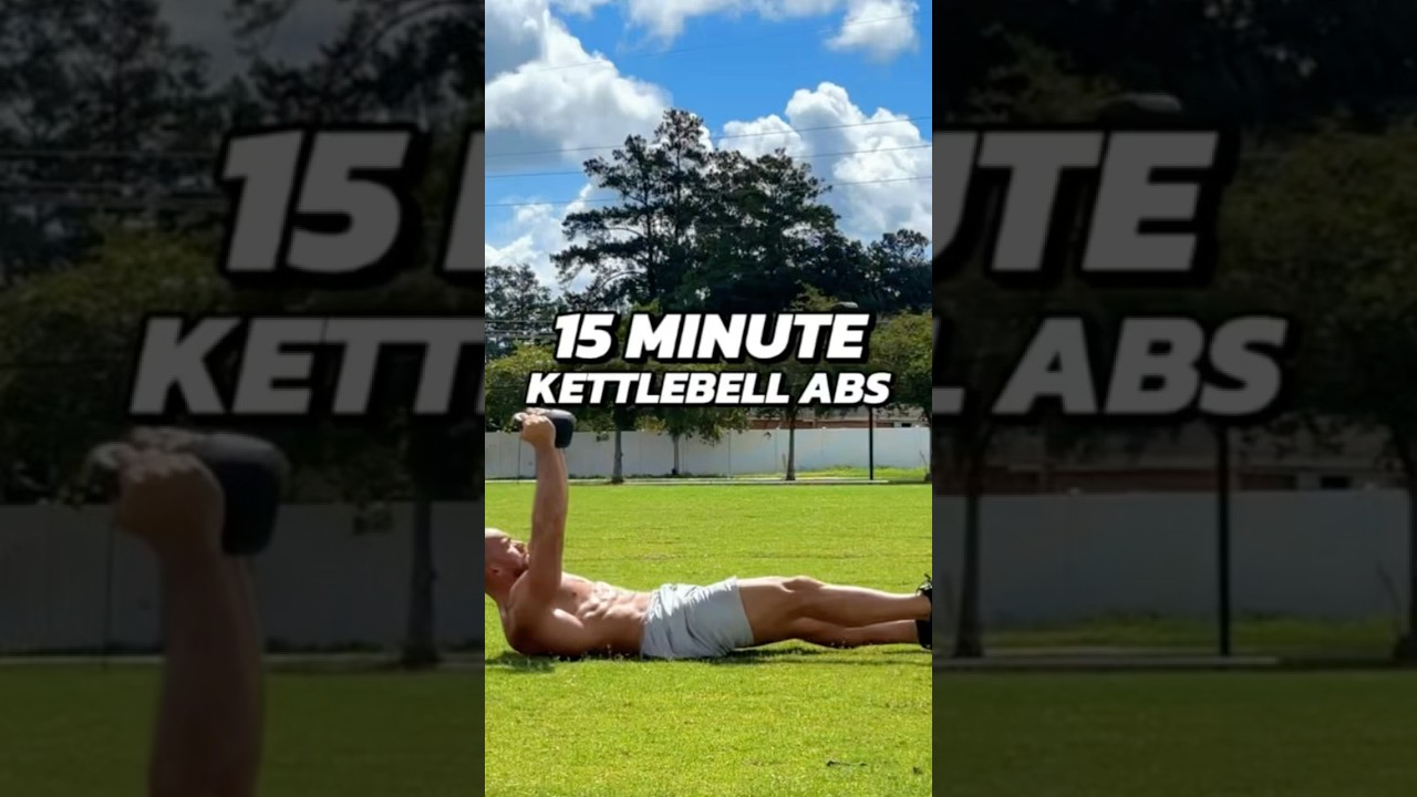 KETTLEBELL ABS BURN 🔥 (Build strength and muscle definition)