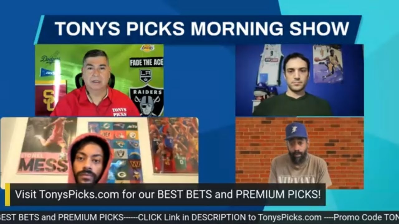 Live NHL MLB WNBA Picks Tonys Picks Morning Show 6-11-2026