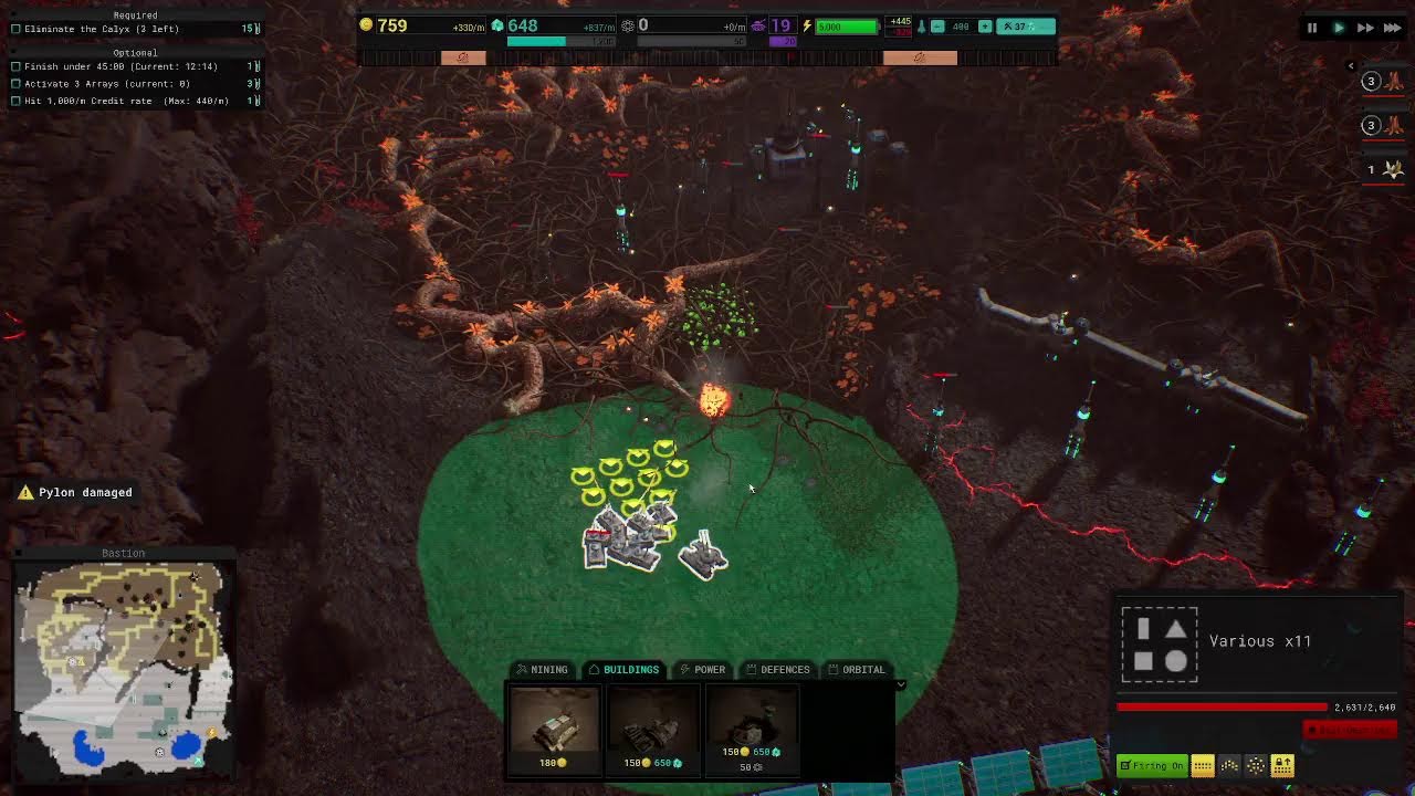 calyx-so we need to keep mining but the calyx dont like that