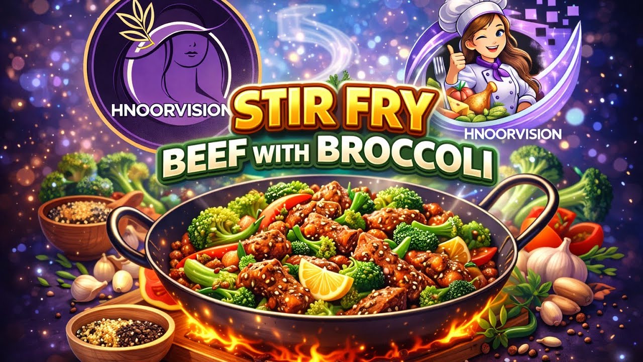 Stir-fry beef with broccoli hnoorvision 