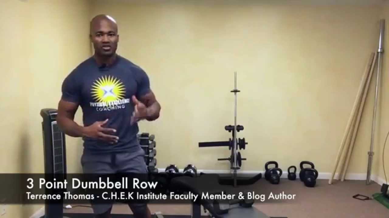 How to Perform the Three Point Dumbbell Row