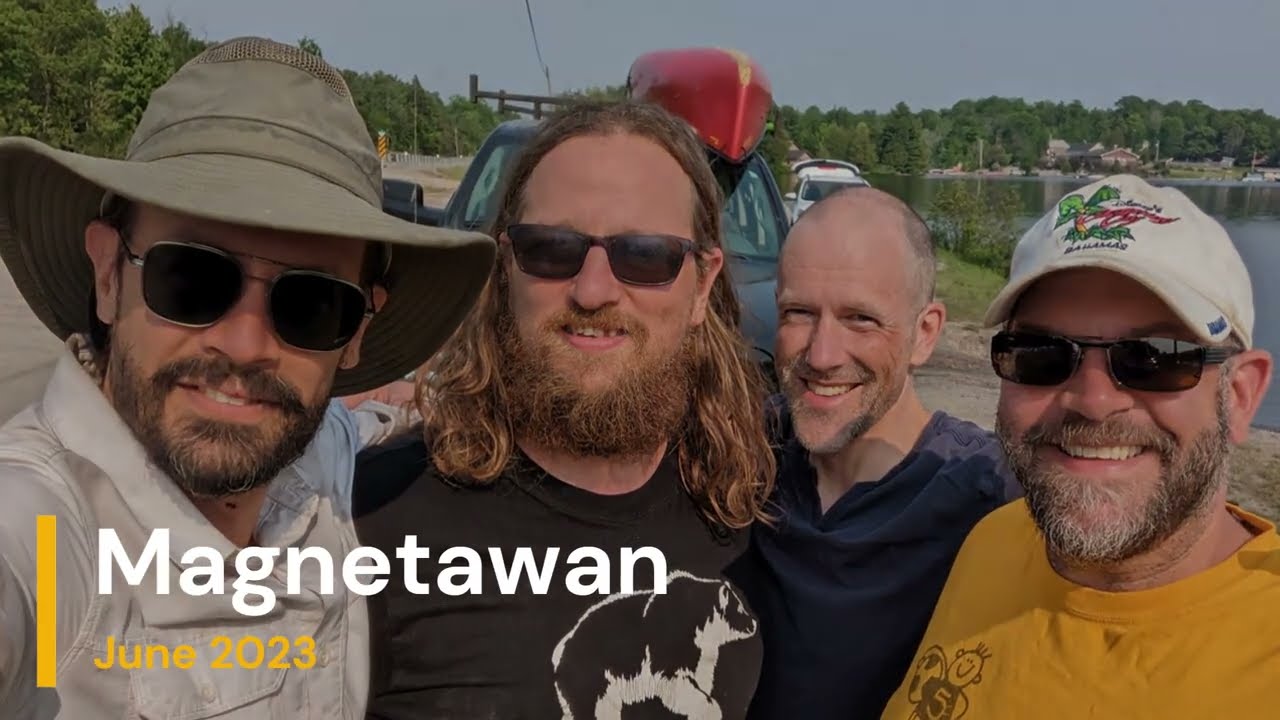 Magnetawan River whitewater canoeing 2023