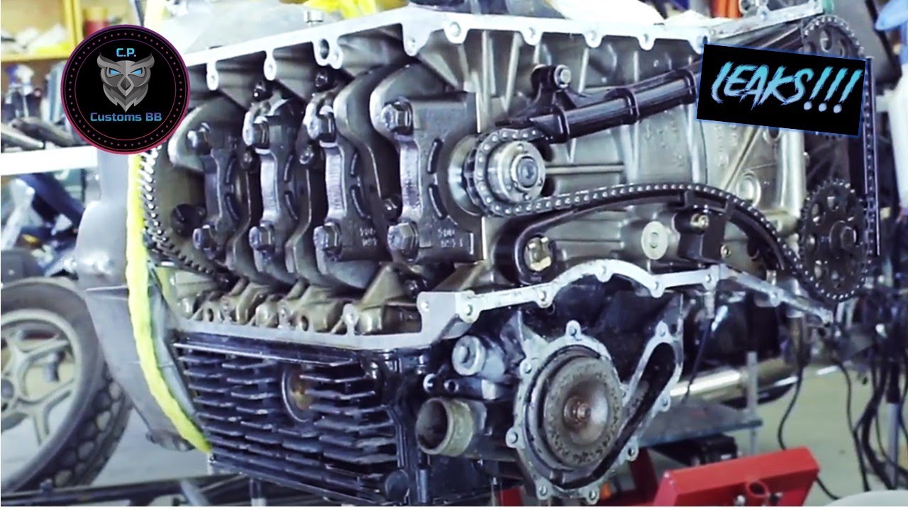 BMW ★ K100 Cafe Racer Build - Engine teardown - C.P. Customs #5