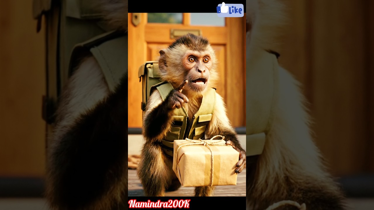Cute Baby Monkey 🐒❤️ | Sabse Pyara Baby Monkey Video | 