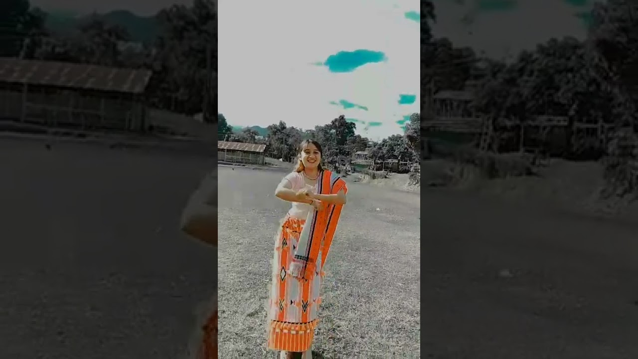 Rongmei traditional attire cute girl