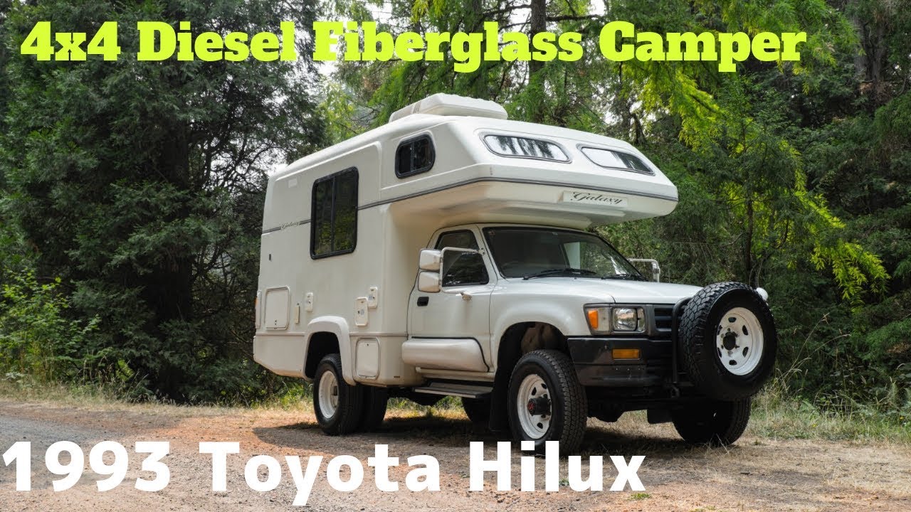 1993 Toyota Hilux Diesel Truck 4x4 Camper by OttoEx